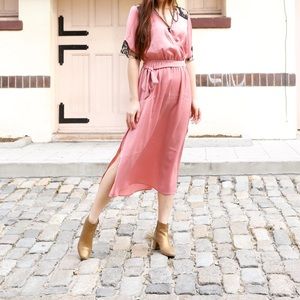 Who What Wear Pink Dress